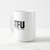 STFU:真剣に、感謝してい理解のため コーヒーマグカップ (正面左)