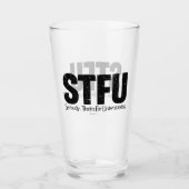 STFU：真剣に、理解感謝していのために タンブラーグラス (正面)