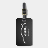 STIの漂流のロゴ ラゲッジタグ (正面縦)