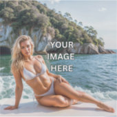 STICK! ✨ Custom Vinyl Sticker Gloss  シール (正面)