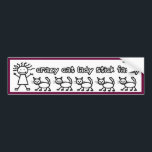 Stick Family Funny Cartoon熱狂するな猫の女性 バンパーステッカー<br><div class="desc">それがすべてある熱狂するな猫の女性ですか。  あなたの車または車の棒家族が常にほしいと思いましたか。  今はあなたのチャンスです!  この黒白の設計特微漫画猫の熱狂するな猫の女性そして彼女の棒の系列。  猫に関しては、多くのよりメリーの! あなたの生命の熱狂するな猫の女性のために完成して下さい! 確実なビートそれらの正常な棒家族。</div>