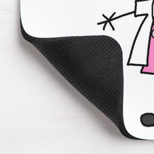 Stick Figureメスの博士 マウスパッド (コーナー)