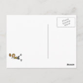 stick+figure+football+player ポストカード (裏面)