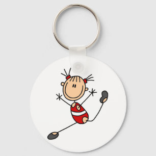 Stick Girl Gymnast Tshirts and Gifts キーホルダー