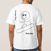 Stick.Man Tシャツ (裏面)