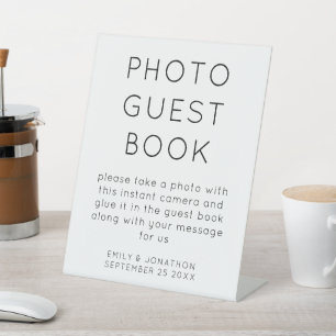 Stick Photo in Guest Book 結婚's Sign 台座サイン