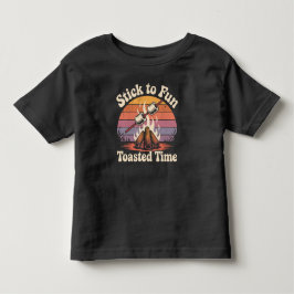 Stick To Fun - トーストされた時間 トドラーTシャツ
