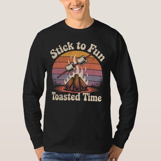 Stick To Fun - トーストした時間 Tシャツ (正面)