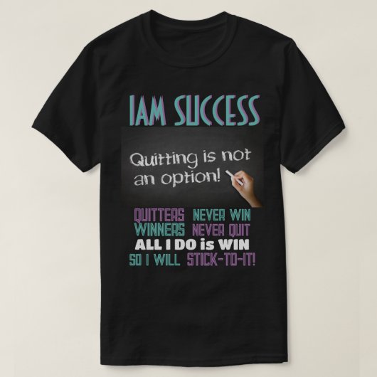 STICK-TO-IT Tシャツ (デザイン正面)