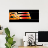 Stick to your Vision I – ガラスプリント ポスター (ホームオフィス)