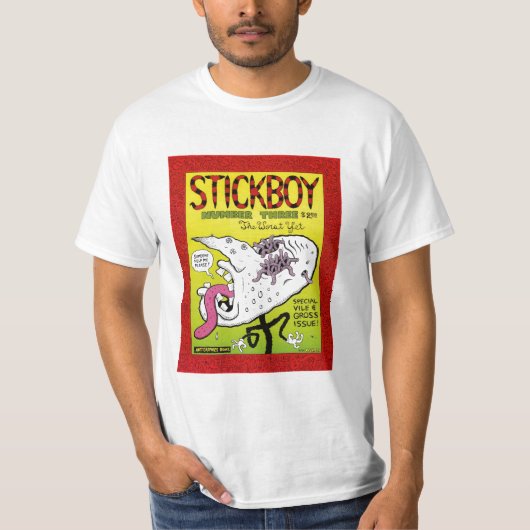 Stickboy #3カバー tシャツ (正面)