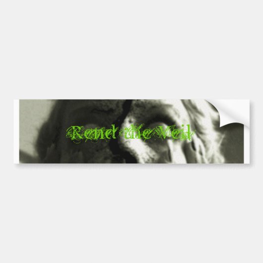 Sticker3 Grnは]、ベールを引き裂きます バンパーステッカー (正面)