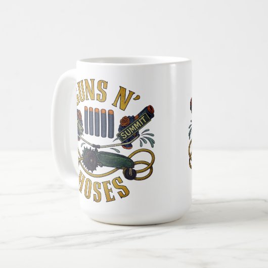 Sticker コーヒーマグカップ (正面左)