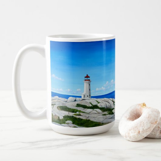 Sticker コーヒーマグカップ (ドーナツ)