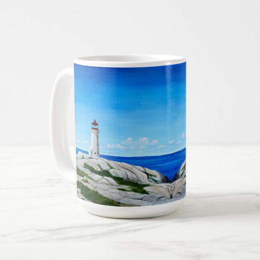 Sticker コーヒーマグカップ (正面左)