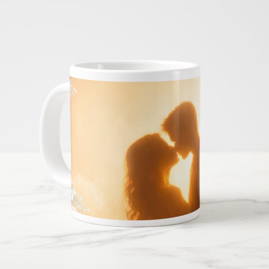 Sticker ジャンボコーヒーマグカップ (正面左)