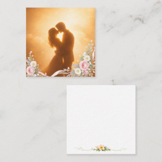 Sticker スクエア名刺 (正面/裏面)