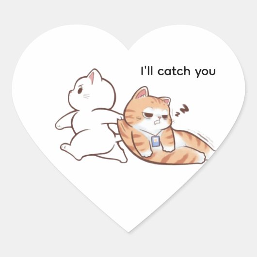 Sticker ハートシール (正面)