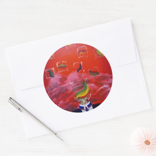 Sticker ラウンドシール (封筒)