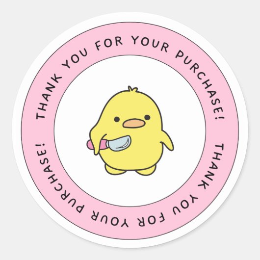 Sticker  ラウンドシール (正面)