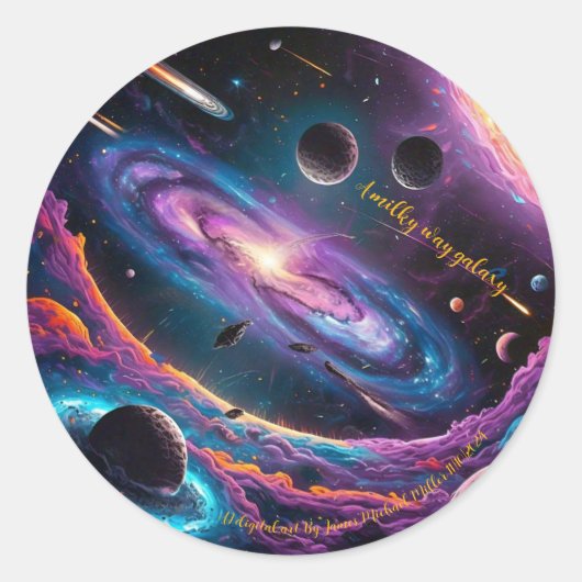 Sticker ラウンドシール (正面)