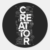 Sticker ラウンドシール (正面)