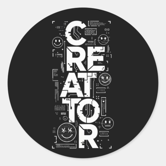 Sticker ラウンドシール (正面)