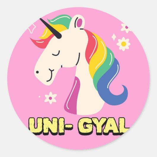 Sticker ラウンドシール (正面)