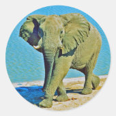 Sticker ラウンドシール (正面)