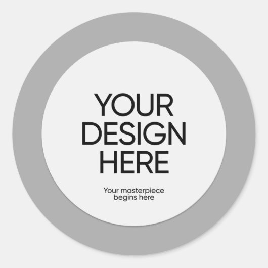 Sticker ラウンドシール (正面)