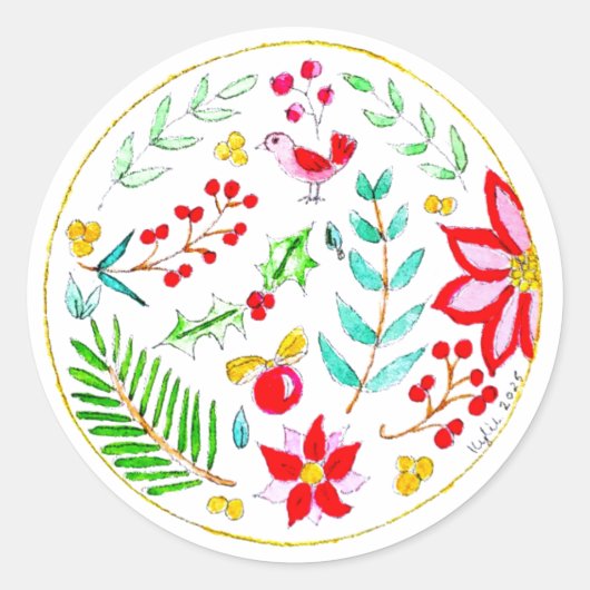 Sticker ラウンドシール (正面)