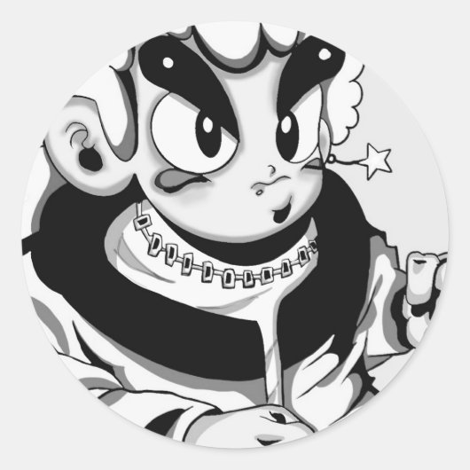 Sticker ラウンドシール (正面)