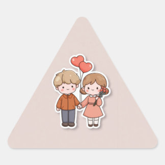 Sticker 三角形シール