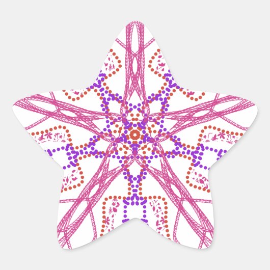 Sticker 星シール (正面)