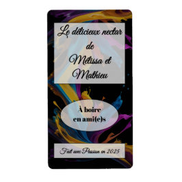 Sticker a bouteille de vin ラベル