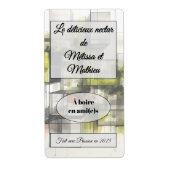 Sticker a bouteille de vin ラベル (正面)