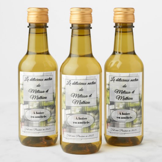 Sticker a bouteille de vin ワインラベル (ボトル)