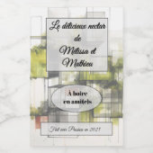 Sticker a bouteille de vin ワインラベル (シングルラベル)