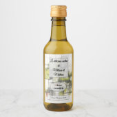 Sticker a bouteille de vin ワインラベル (正面)