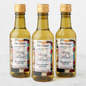 Sticker a bouteille de vin ワインラベル (ボトル)