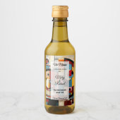 Sticker a bouteille de vin ワインラベル (正面)