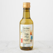 Sticker a bouteille de vin ワインラベル (正面)