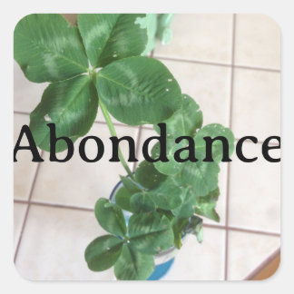 Sticker Abondance スクエアシール