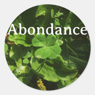 Sticker Abondance ラウンドシール