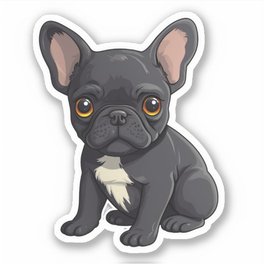Sticker Adorable Furball シール (正面)