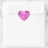 Sticker " Aquarell" pink ハートシール (バッグ)