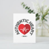 Sticker Authentic Heart 2024 ポストカード (スタンド正面)