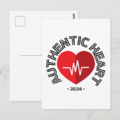 Sticker Authentic Heart 2024 ポストカード (正面/裏面)