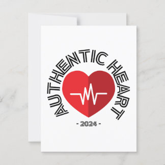 Sticker Authentic Heart 2024 ポストカード