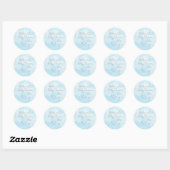 Sticker Baby Shower personalizado ラウンドシール (シート)